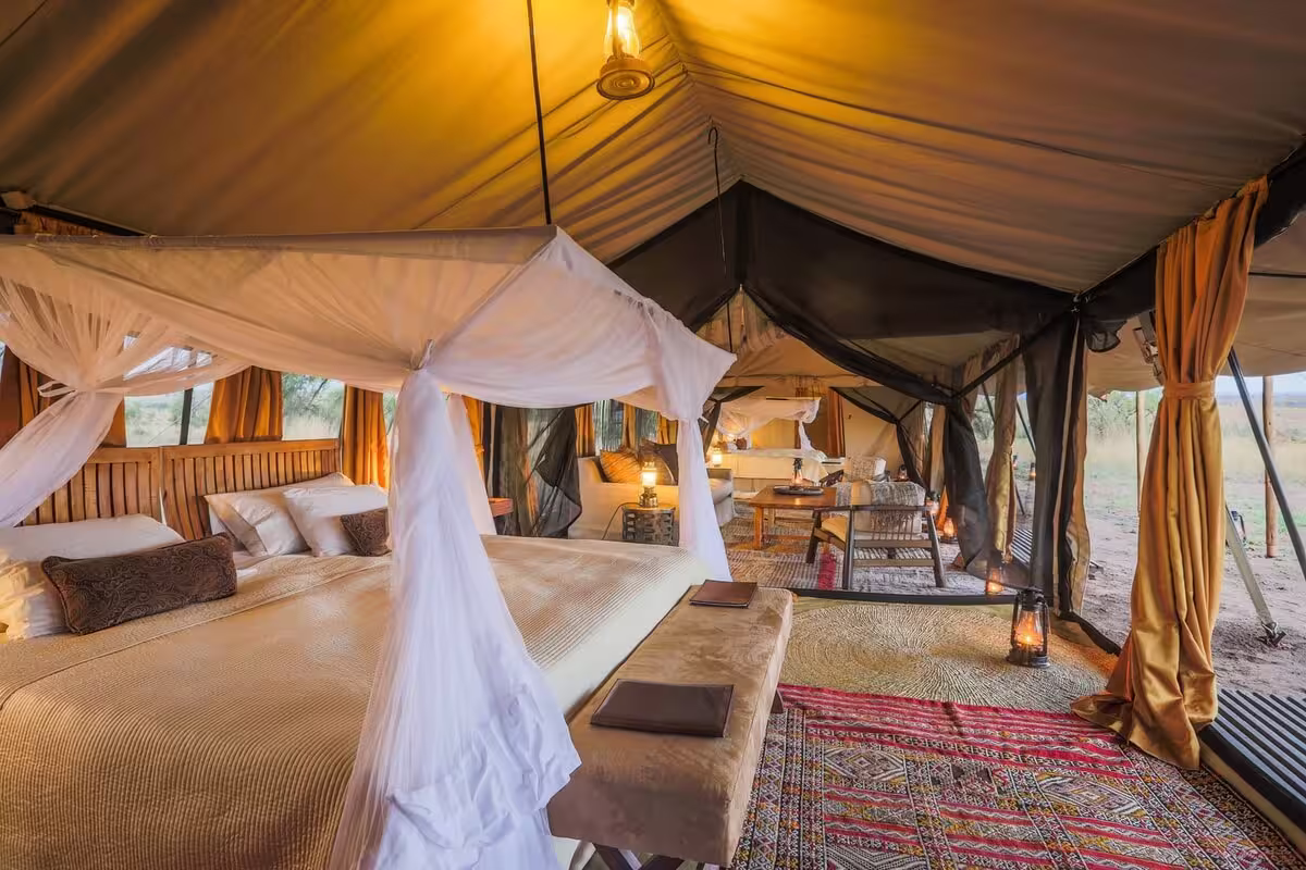 Luxury tented camp